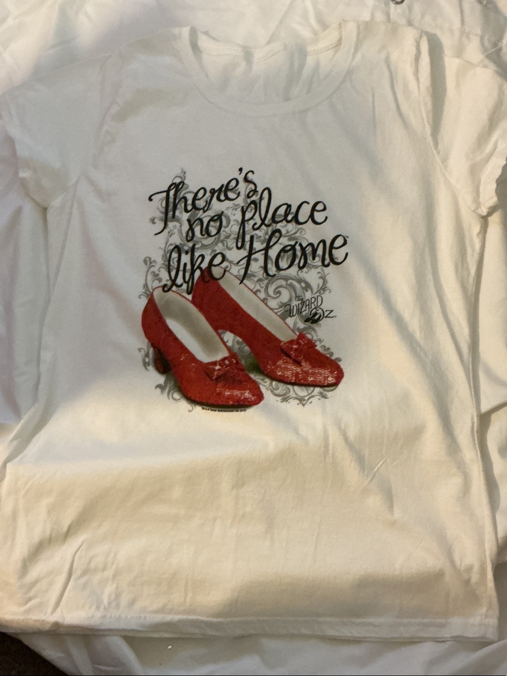Women's Red Sequin Pump Graphic Tee
